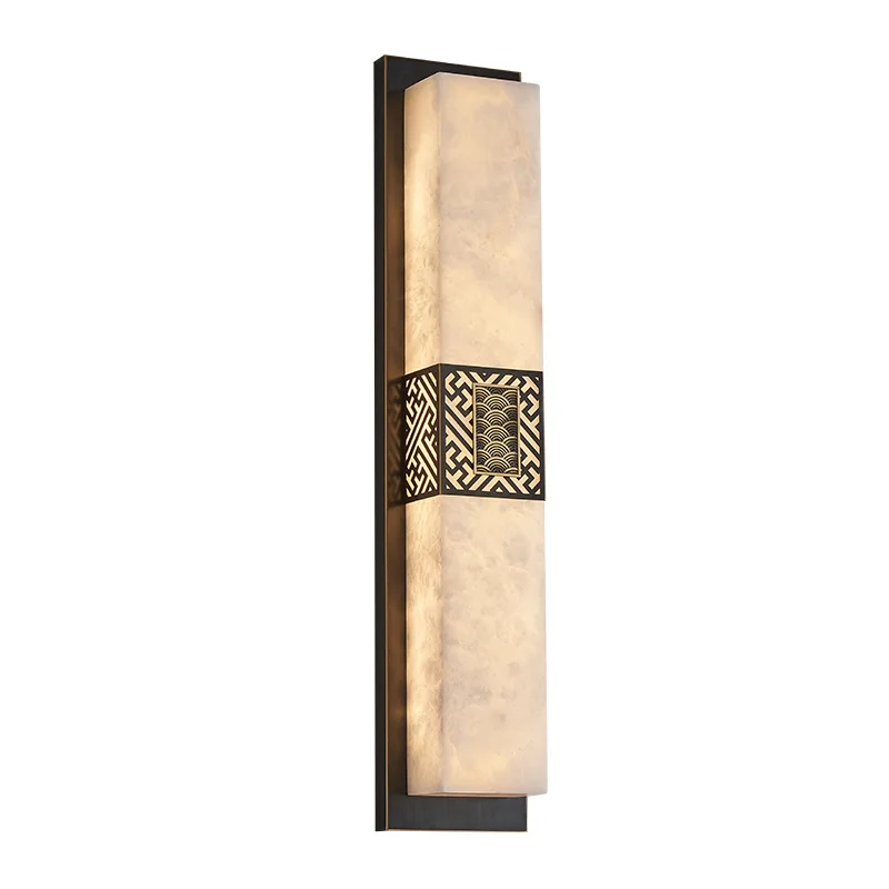 New Chinese outdoor waterproof wall lamp Long balcony aisle Simple gate Courtyard villa Light luxury marble wall lamp
New Chinese outdoor waterproof wall lamp Long balcony aisle Simple gate Courtyard villa Light luxury marble wall lamp