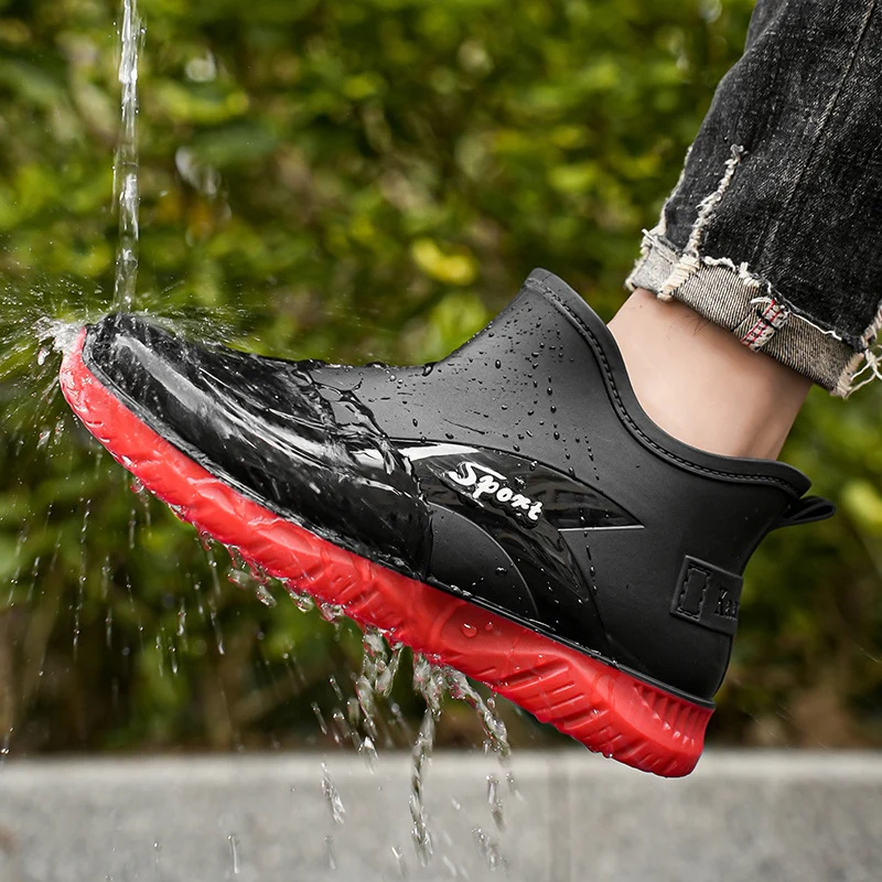 Men's rain shoes four seasons new waterproof anti-slip chef kitchen work water shoes outdoor comfort fishing casual rain boots
Men's rain shoes four seasons new waterproof anti-slip chef kitchen work water shoes outdoor comfort fishing casual rain boots