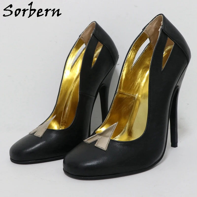 Sorbern Retro Round Toe High Heel Pumps Women Hollow Out Stilettos Slip On Black Heels Pump Shoe Night Club Footwear Multi Color
Sorbern Retro Round Toe High Heel Pumps Women Hollow Out Stilettos Slip On Black Heels Pump Shoe Night Club Footwear Multi Color