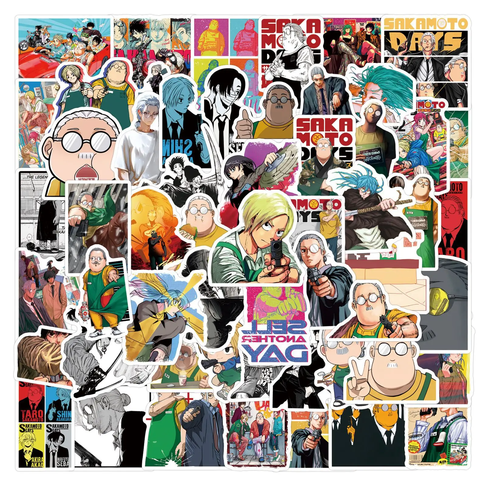 10/55/110PCS Anime Sakamoto Days Sticker Cartoon Creative Personality Graffiti Decorative Suitcase Phone Case Water Cup Decal
10/55/110PCS Anime Sakamoto Days Sticker Cartoon Creative Personality Graffiti Decorative Suitcase Phone Case Water Cup Decal