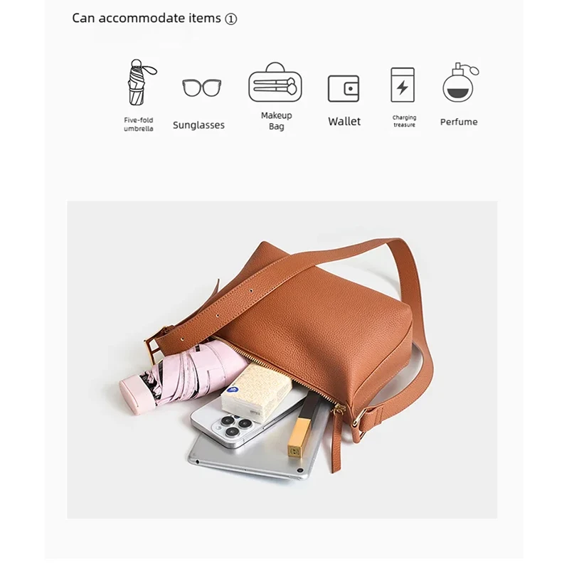 Cowhide Genuine Leather Dumpling Bag for Women Bags Large Capacity Shoulder Crossbody Bags Trendy Messenger Handbag Armpit Purse
Cowhide Genuine Leather Dumpling Bag for Women Bags Large Capacity Shoulder Crossbody Bags Trendy Messenger Handbag Armpit Purse