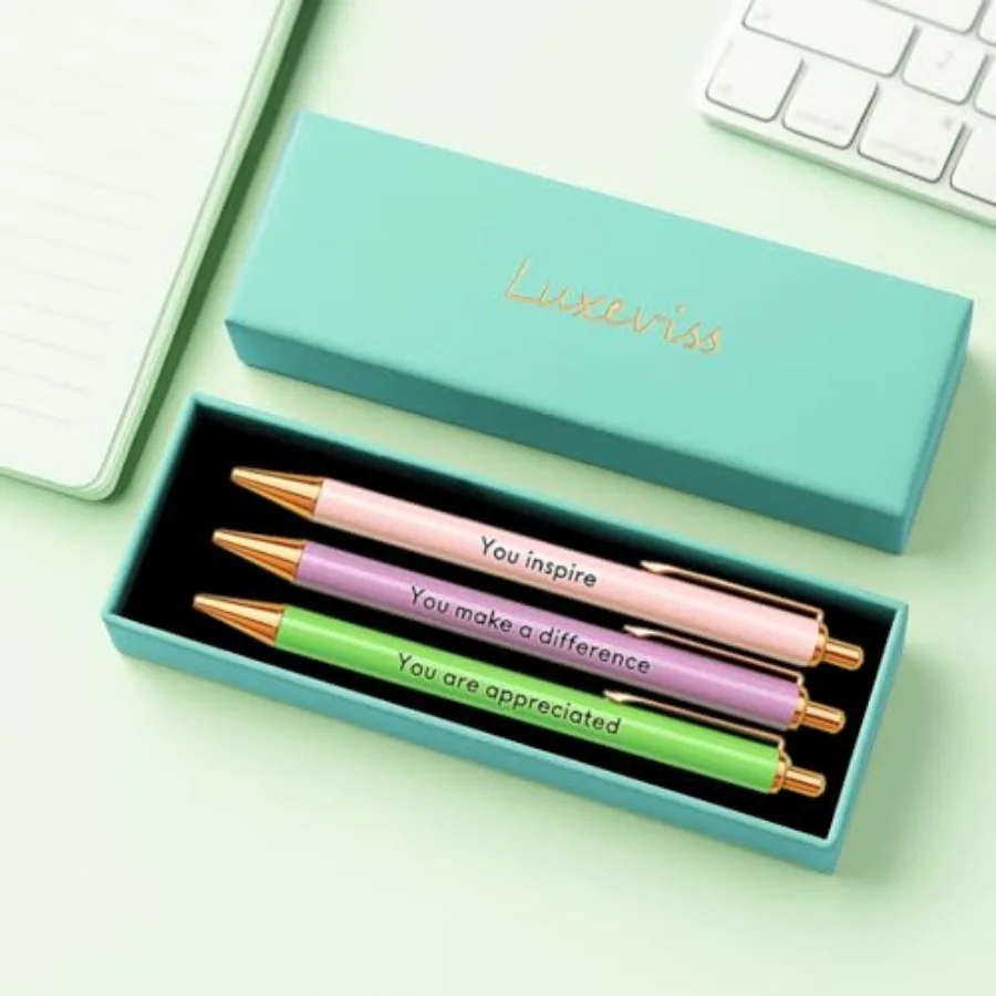 3 Pcs Pens - al Nice Cute Fancy Pen Set for Women Coworkers Office Supplies Black Ink
3 Pcs Pens - al Nice Cute Fancy Pen Set for Women Coworkers Office Supplies Black Ink