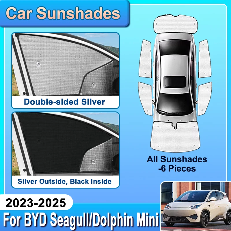 For BYD Dolphin Mini 2023 2024 2025 Seagull Surf EQ Car Reflective Sunshade Heat Insulation Summer Sun Visors Covers Accessories
For BYD Dolphin Mini 2023 2024 2025 Seagull Surf EQ Car Reflective Sunshade Heat Insulation Summer Sun Visors Covers Accessories