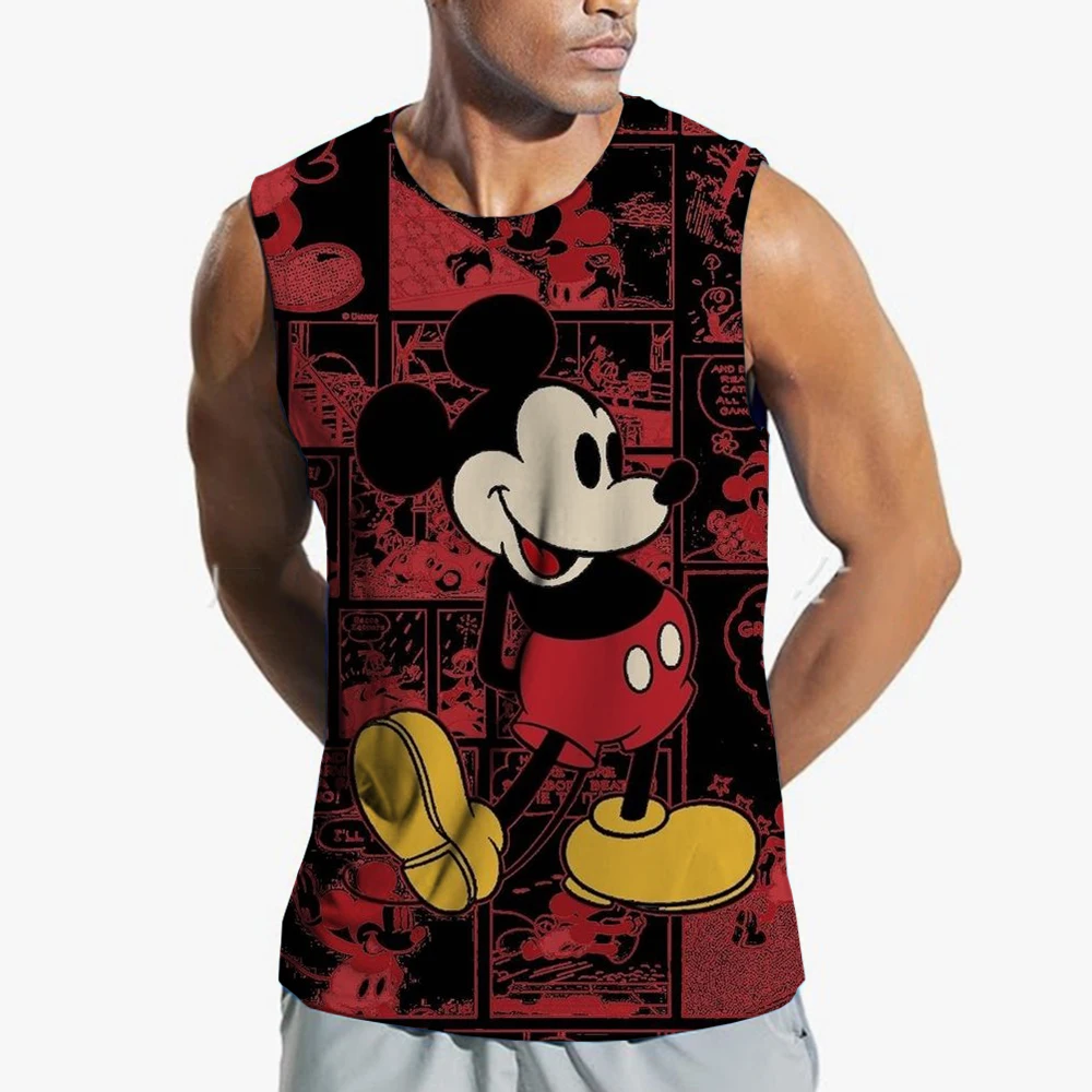 Potdemiel Disney Mickey Mouse Summer Adult Fun Cartoon Tank Top Sleeveless T-Shirt Fashion Clothing Boys Girls Casual Streetwear
Potdemiel Disney Mickey Mouse Summer Adult Fun Cartoon Tank Top Sleeveless T-Shirt Fashion Clothing Boys Girls Casual Streetwear