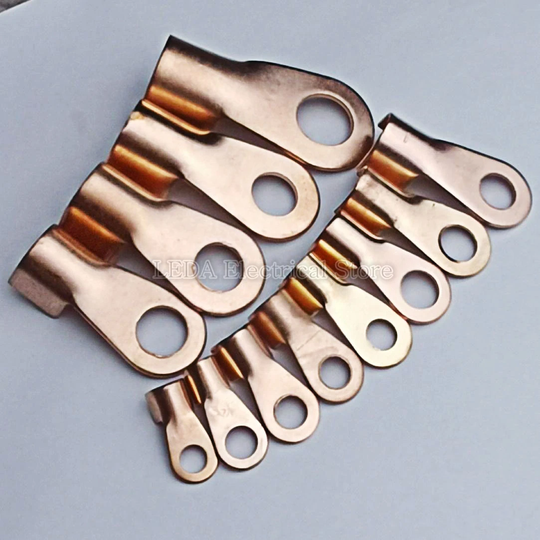 5Pcs 3A 10A 20A 30A 40A 50A 60A 80A 100A OT Wire Terminal Red Copper Bare Nose Lugs Crimp Open Mouth Cable End Connector Splice
5Pcs 3A 10A 20A 30A 40A 50A 60A 80A 100A OT Wire Terminal Red Copper Bare Nose Lugs Crimp Open Mouth Cable End Connector Splice