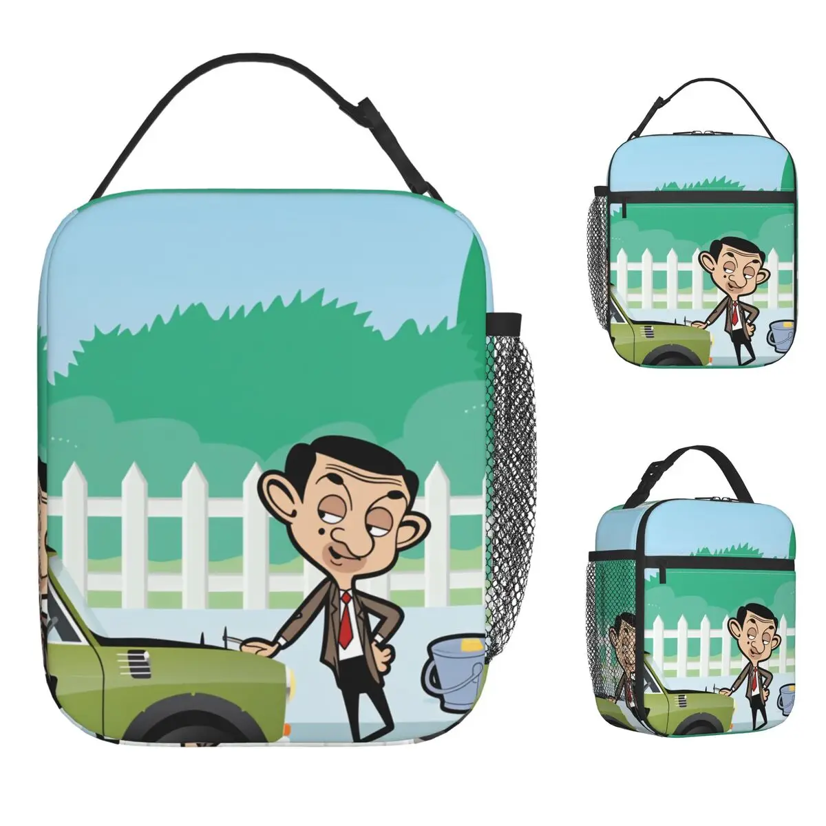 Mr. Bean Сумка для обеда Kawaii Ланч-бокс для женщин Дорожная портативная изолированная сумка-холодильник Водонепроницаемая дизайнерская термосумка-тоут
Mr. Bean Сумка для обеда Kawaii Ланч-бокс для женщин Дорожная портативная изолированная сумка-холодильник Водонепроницаемая дизайнерская термосумка-тоут