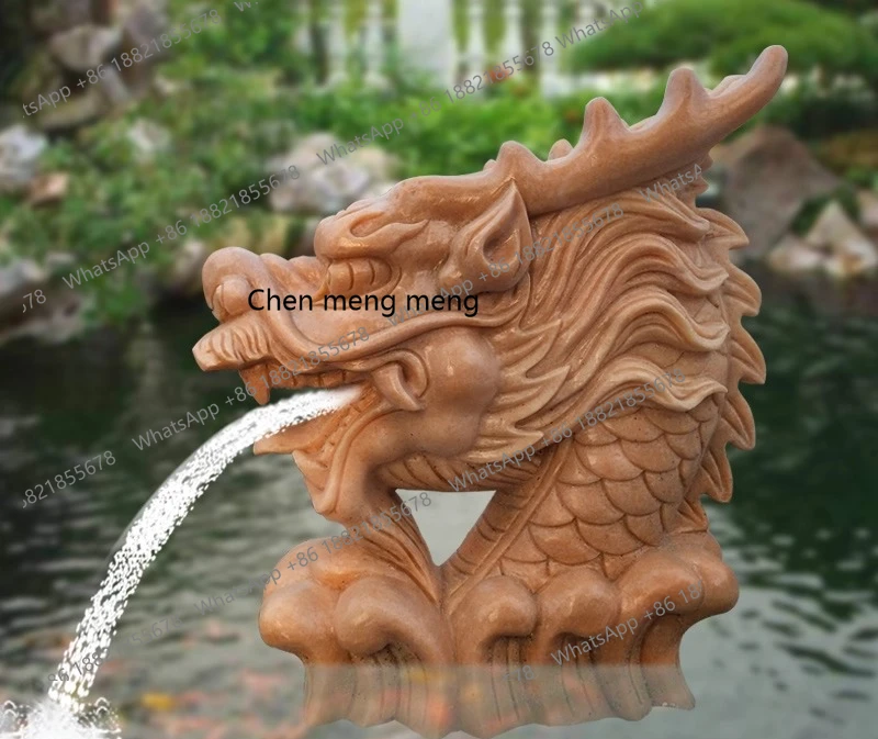 Stone spray faucet flowing water white marble outdoor villa Chinese courtyard garden landscape sunset red fish pond ornament
Stone spray faucet flowing water white marble outdoor villa Chinese courtyard garden landscape sunset red fish pond ornament
