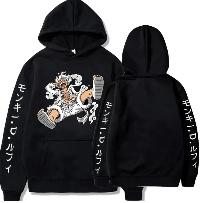 New Anime Printed Hoodies for Men ONE PIECE Gear Fifth Fear Luffy Sun Gold Pullover Hooded Casual Streetwear Unisex Sweatshirts
New Anime Printed Hoodies for Men ONE PIECE Gear Fifth Fear Luffy Sun Gold Pullover Hooded Casual Streetwear Unisex Sweatshirts