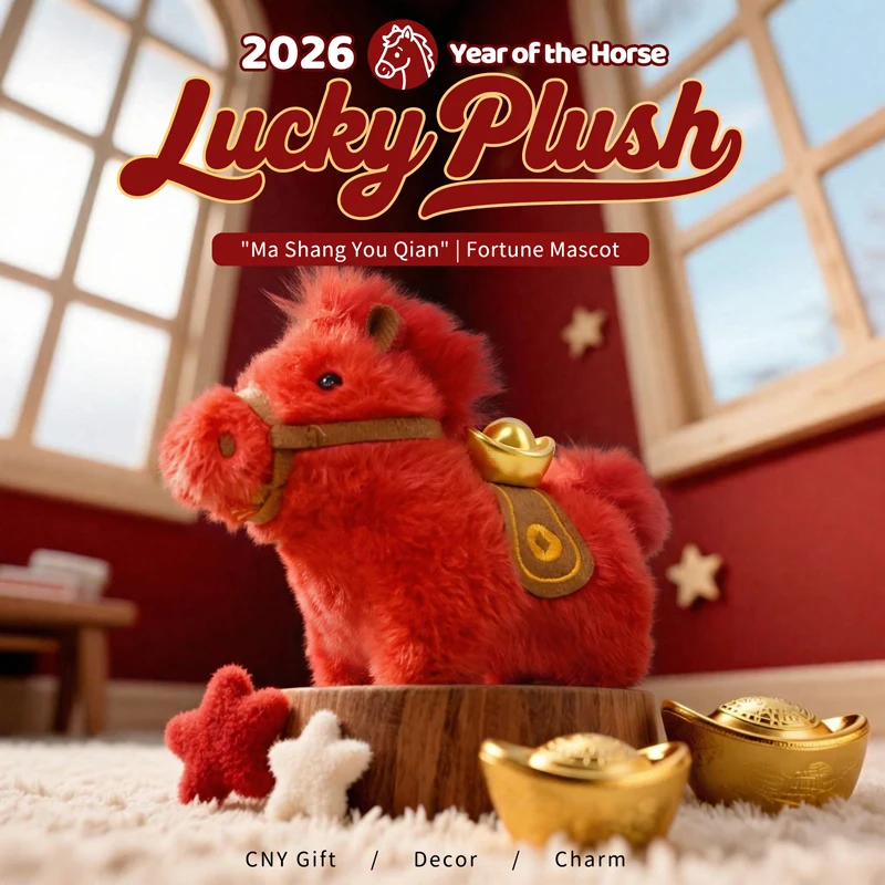 New Year 2026 Horse Cute Plush Keychain Animal Mascot Doll Good Lucky Horse Bag Keyring Decoration Pony Ornament Birthday Gifts
New Year 2026 Horse Cute Plush Keychain Animal Mascot Doll Good Lucky Horse Bag Keyring Decoration Pony Ornament Birthday Gifts