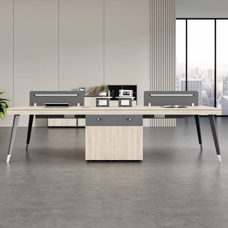 Office furniture staff table simple modern 2/4/6 staff table workstation screen office table and chair combination
Office furniture staff table simple modern 2/4/6 staff table workstation screen office table and chair combination
