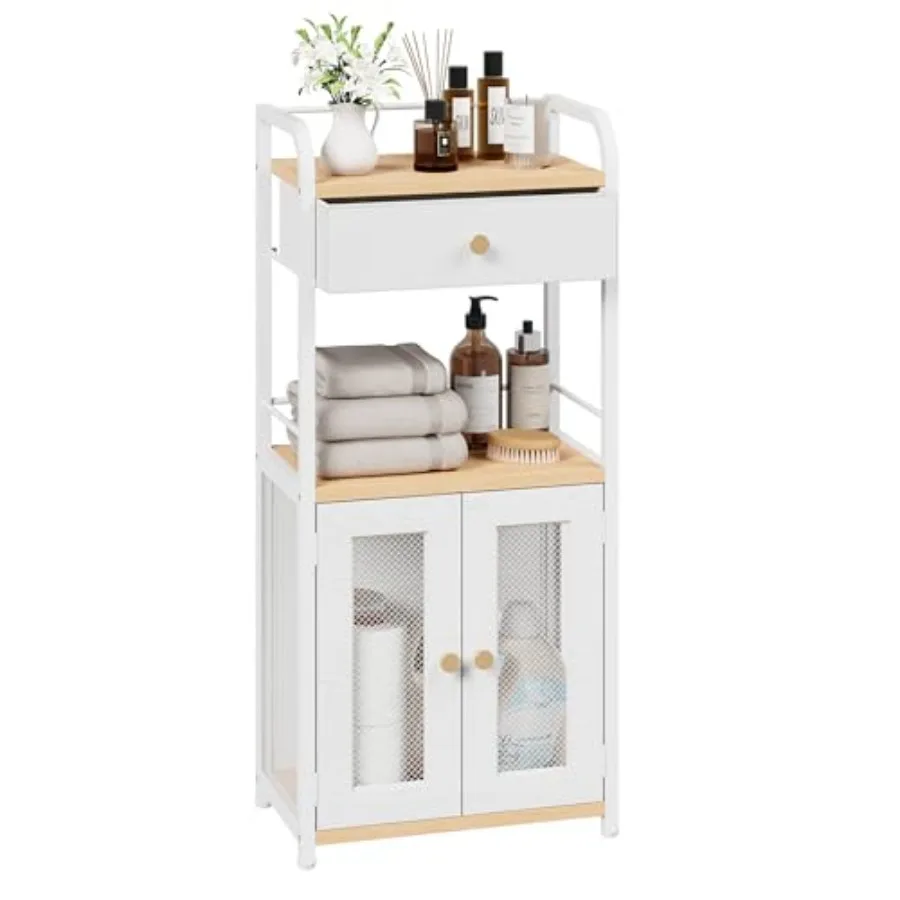 14.57"x32.28" Bathroom Storage Cabinet Freestanding Storage Cabinet with Doors and Drawer, Bathroom Organizers and Storage for
14.57"x32.28" Bathroom Storage Cabinet Freestanding Storage Cabinet with Doors and Drawer, Bathroom Organizers and Storage for