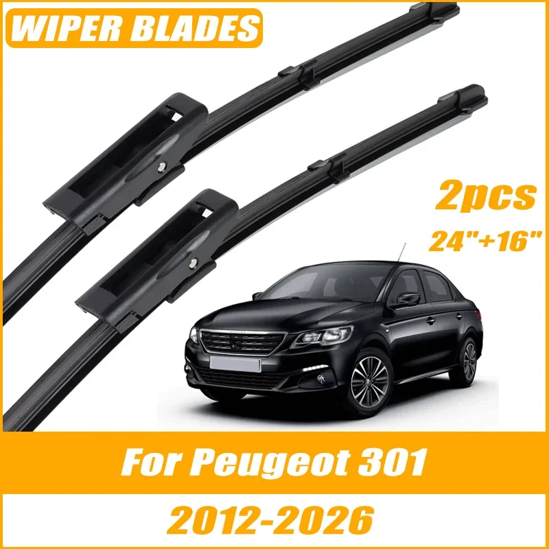 2pcs Wiper Front Wiper Blades For Peugeot 301 2012-2026 Windshield Windscreen Clean Window Car Rain Brushes 24"+16"
2pcs Wiper Front Wiper Blades For Peugeot 301 2012-2026 Windshield Windscreen Clean Window Car Rain Brushes 24"+16"