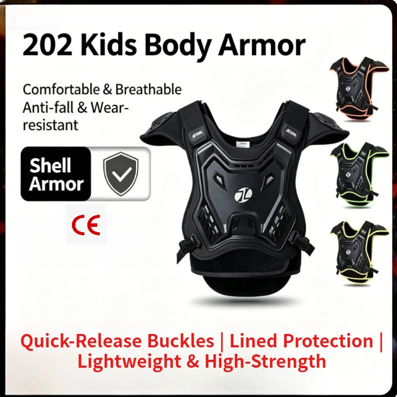 Kids Motorcycle Armor Vest Chest & Back Guard Children Protective Gear for Motocross MTB BMX Enduro Scooter Skateboarding Skiing
Kids Motorcycle Armor Vest Chest & Back Guard Children Protective Gear for Motocross MTB BMX Enduro Scooter Skateboarding Skiing
