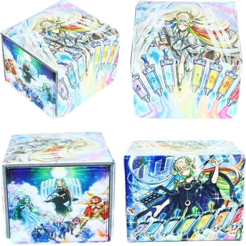 Yu-Gi-Oh! The Weather Painter Rainbow Diy Magnetic Leather Board Game Card Box Ptcg Opcg Tcg Ws Game Collection Card Storage Box
Yu-Gi-Oh! The Weather Painter Rainbow Diy Magnetic Leather Board Game Card Box Ptcg Opcg Tcg Ws Game Collection Card Storage Box