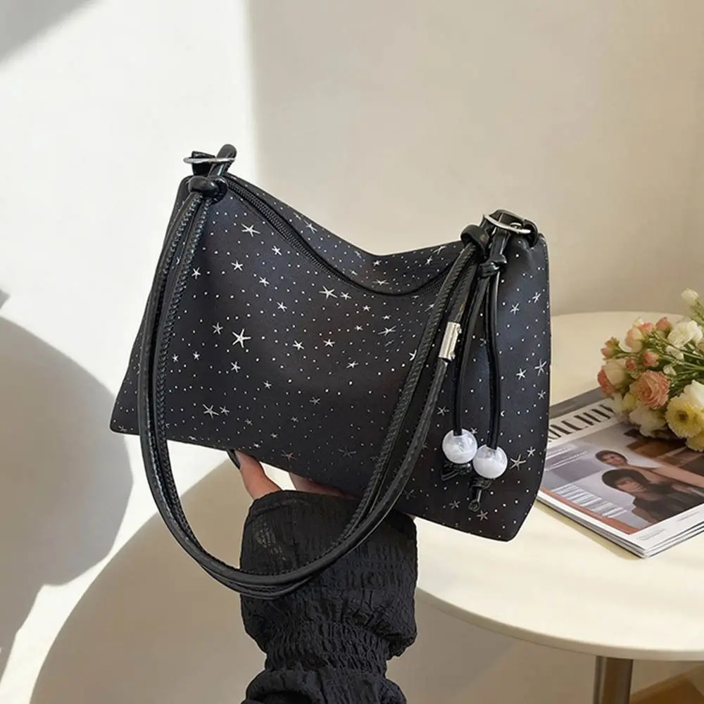 Fashion Star Print Shoulder Bag Adjustable Strap Zipper Closure Crossbody Bags Large Capacity Shopping Bag Women
Fashion Star Print Shoulder Bag Adjustable Strap Zipper Closure Crossbody Bags Large Capacity Shopping Bag Women