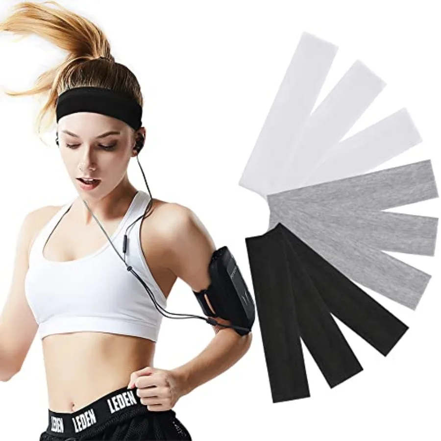 Workout Headbands for Women Hair 9 Pcs Non Slip Cotton Like Head Bands for Girls 2.5 inch Wide Soft Elastic Cloth Athletic Swea
Workout Headbands for Women Hair 9 Pcs Non Slip Cotton Like Head Bands for Girls 2.5 inch Wide Soft Elastic Cloth Athletic Swea