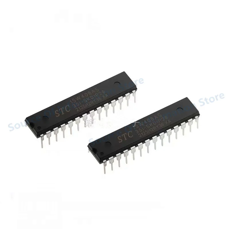 5Pcs STC15W408AS/35I-SKDIP28 Enhanced 1T 8051 Microcontroller Unit (MCU) for Electronics Projects
5Pcs STC15W408AS/35I-SKDIP28 Enhanced 1T 8051 Microcontroller Unit (MCU) for Electronics Projects