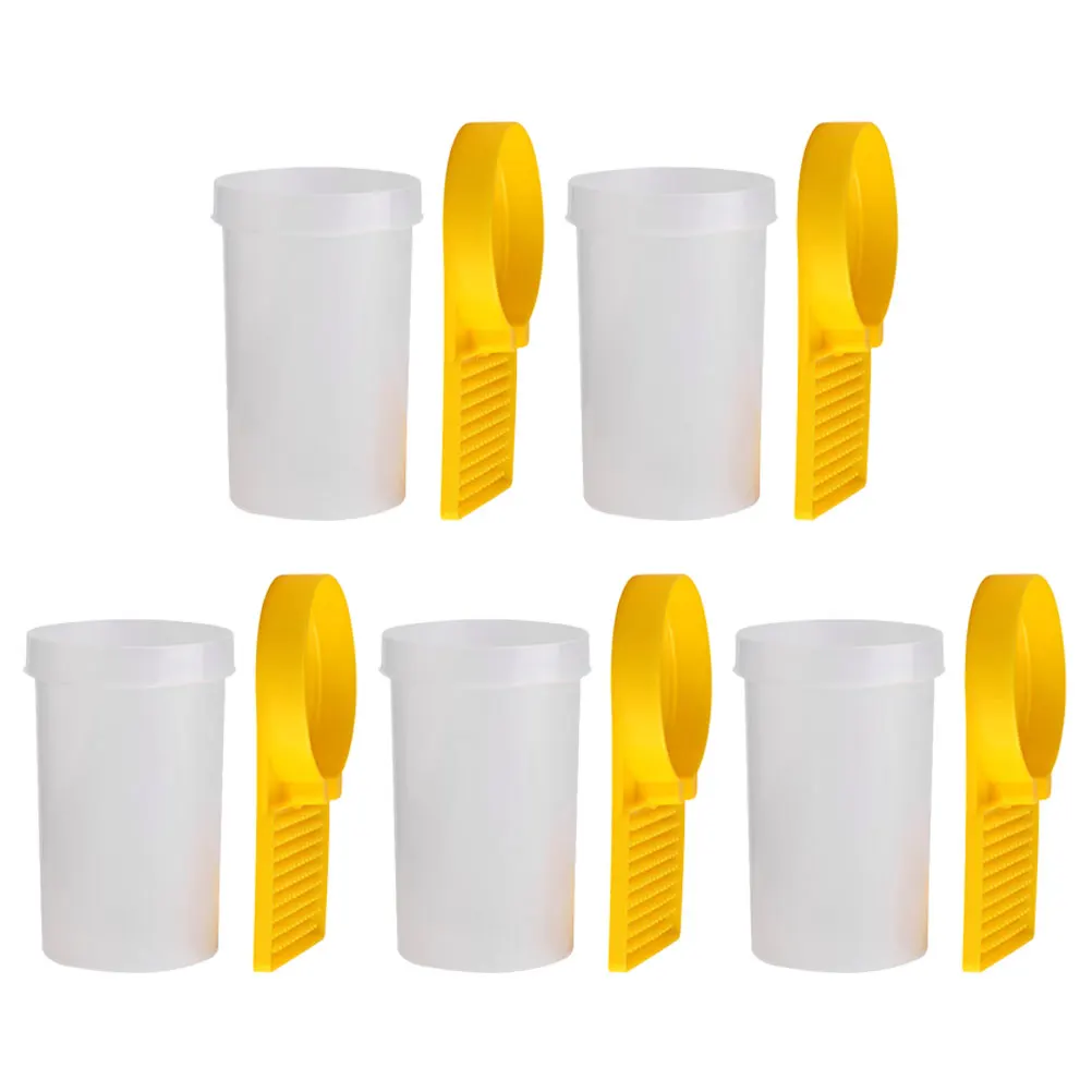 5 Pcs Bee Waterer Set Durable Plastic Beekeeping Tools Entrance Cups for Bees Garden Hive Supply Without Box Opening Save Time
5 Pcs Bee Waterer Set Durable Plastic Beekeeping Tools Entrance Cups for Bees Garden Hive Supply Without Box Opening Save Time