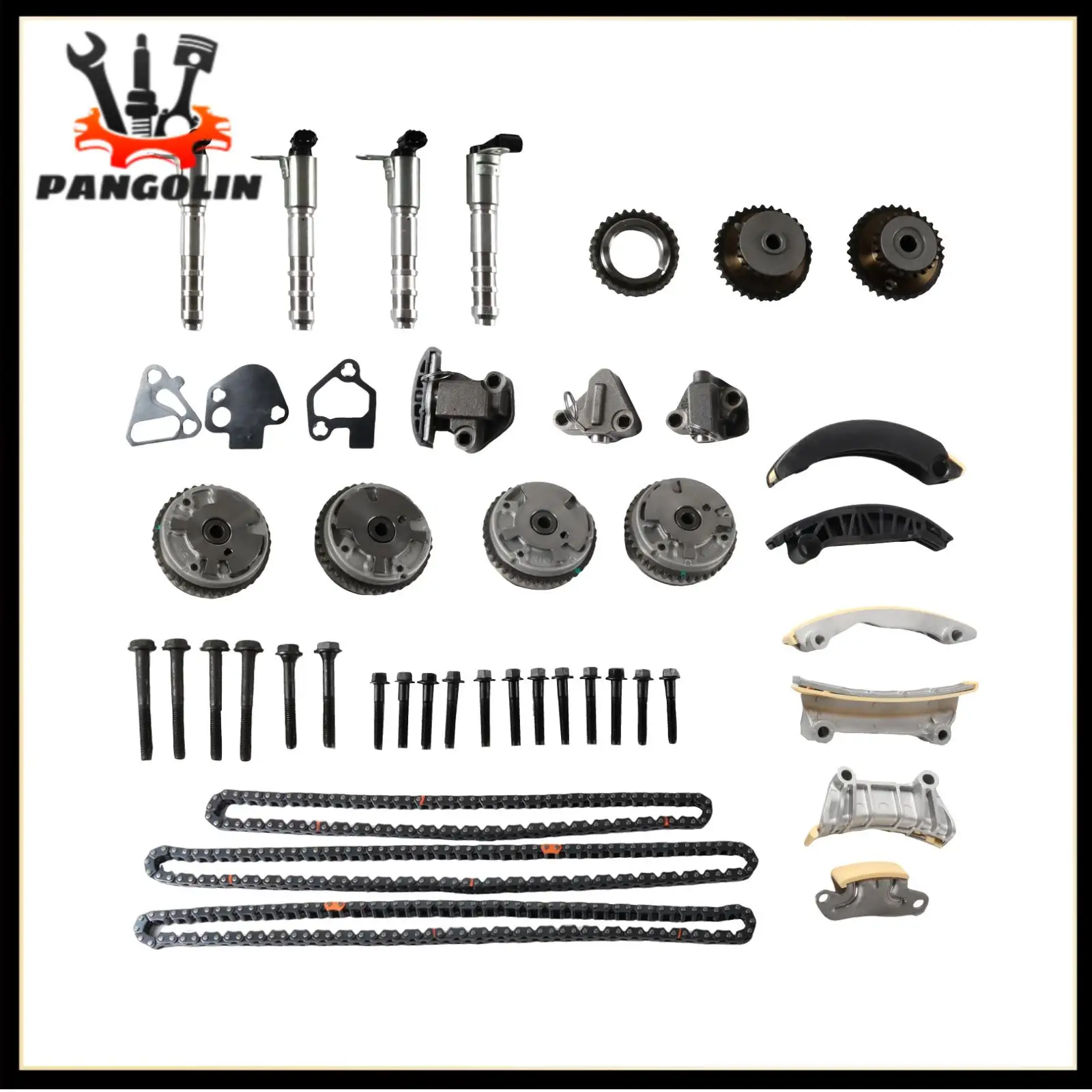 Комплект цепи ГРМ, соленоид VVT для Chevy Impala Malibu GMC Cadillac Pontiac Buick, компоненты двигателей, детали компонентов ГРМ
Комплект цепи ГРМ, соленоид VVT для Chevy Impala Malibu GMC Cadillac Pontiac Buick, компоненты двигателей, детали компонентов ГРМ