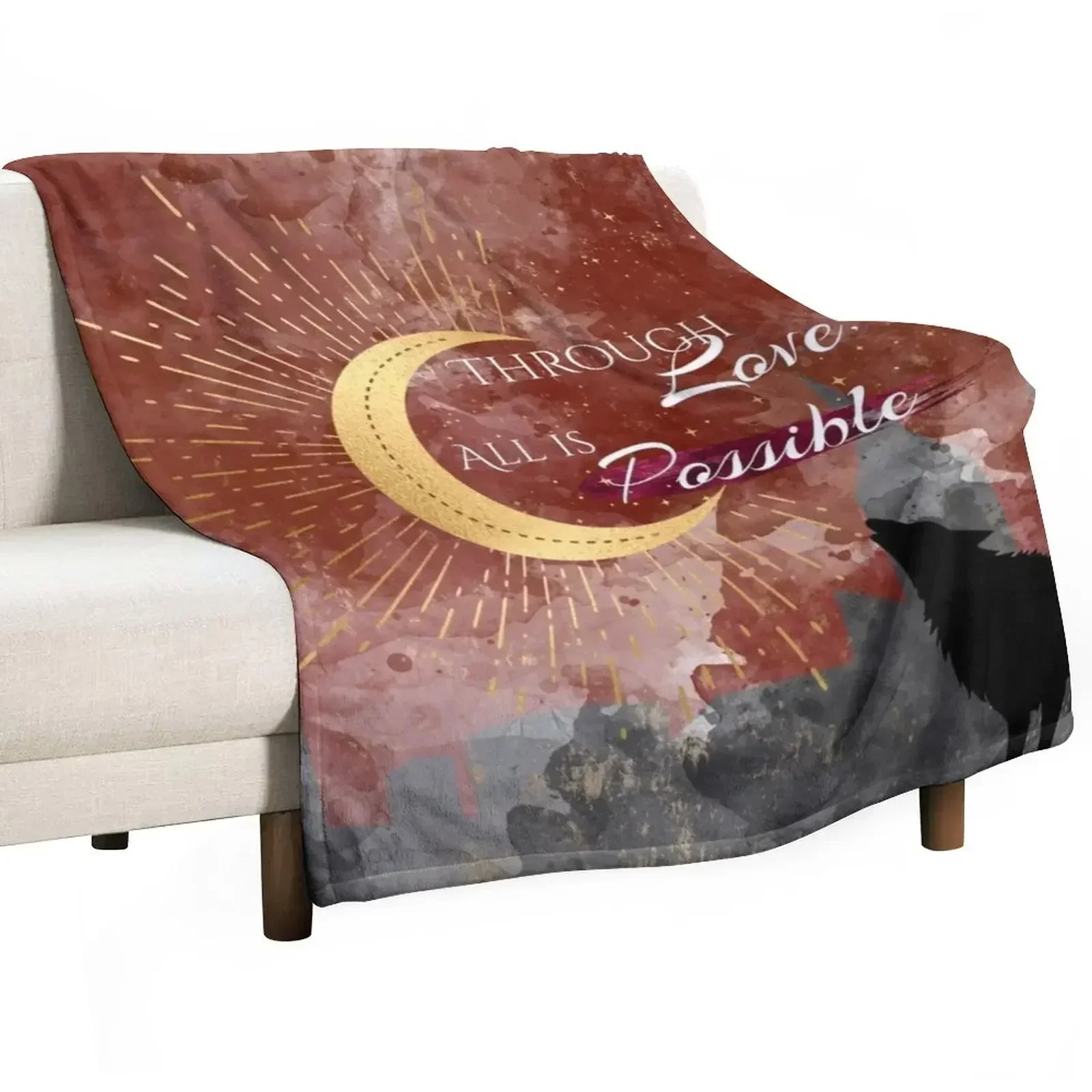 Crescent City- Through Love All is Possible Throw Blanket Soft Solid Color Blanket for Couch Bed
Crescent City- Through Love All is Possible Throw Blanket Soft Solid Color Blanket for Couch Bed