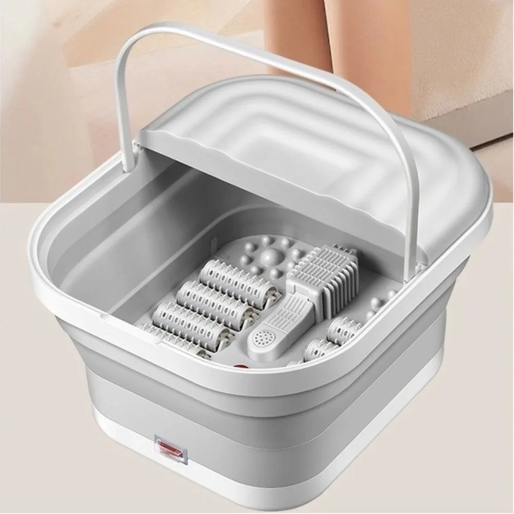 Foldable Foot Massage Tub Temperature Control Promote Blood Circulation Collapsible Foot Spa Bubble Massage Rollers
Foldable Foot Massage Tub Temperature Control Promote Blood Circulation Collapsible Foot Spa Bubble Massage Rollers