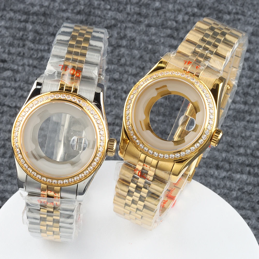 33mm NH05 Watch Case Diamond Lady's Case Jubilee Strap Diving Case For NH05 NH06 Movement 316L Stainless Steel DATEJUST Case
33mm NH05 Watch Case Diamond Lady's Case Jubilee Strap Diving Case For NH05 NH06 Movement 316L Stainless Steel DATEJUST Case