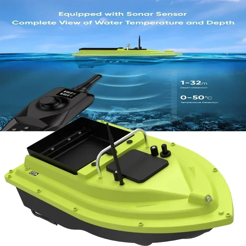MBLN Fishing Bait Boat 2kg Bait Container with Water Temperature Detection Function, Automatic Bait Boat Suitable for Outdoor
MBLN Fishing Bait Boat 2kg Bait Container with Water Temperature Detection Function, Automatic Bait Boat Suitable for Outdoor