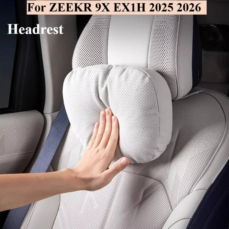 For ZEEKR 9X EX1H 2025 2026 Car Styling Headrest Pillow Lumbar Support Neck Pillow Cushion Interior Decoration Accessories
For ZEEKR 9X EX1H 2025 2026 Car Styling Headrest Pillow Lumbar Support Neck Pillow Cushion Interior Decoration Accessories