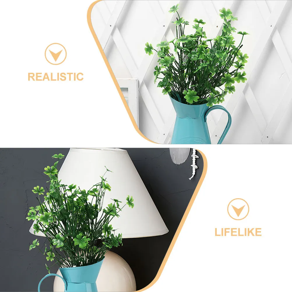3Pcs Four Leaf Clover Fake Leaf Stems Plastic Greenery Decorative Artificial Plant for Living Room Bedroom Kitchen Flower
3Pcs Four Leaf Clover Fake Leaf Stems Plastic Greenery Decorative Artificial Plant for Living Room Bedroom Kitchen Flower