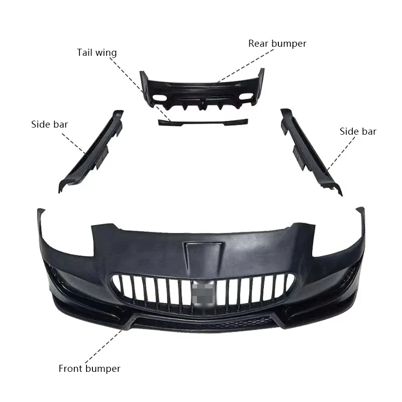 Suitable forMaserati Quattroporte 2005-2012 Modified F Style Wide Body Kit Front Bar Grille Rear Bumper Side Skirt Diffuser
Suitable forMaserati Quattroporte 2005-2012 Modified F Style Wide Body Kit Front Bar Grille Rear Bumper Side Skirt Diffuser