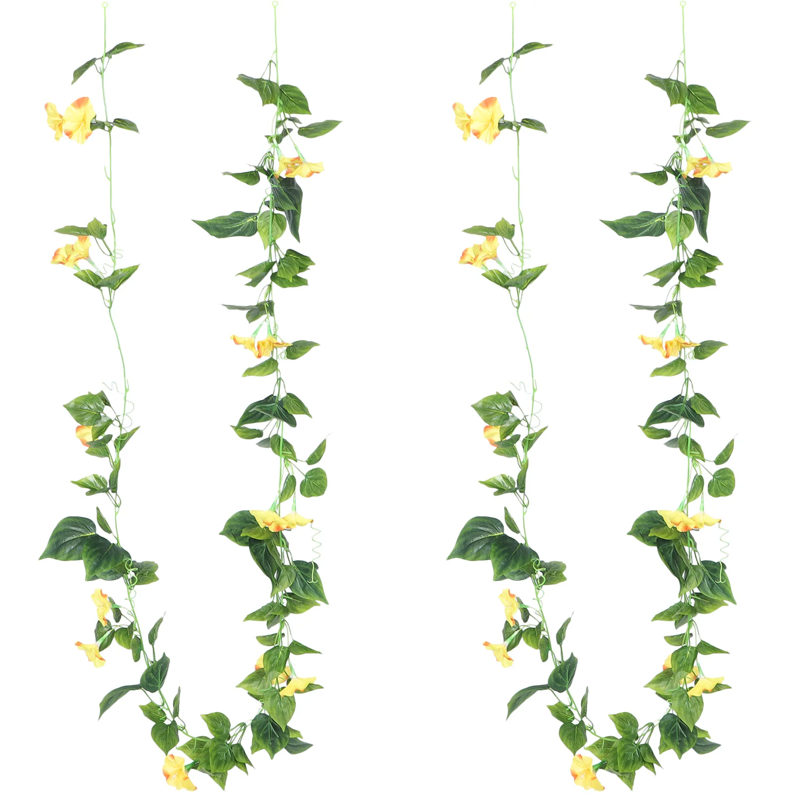 2Pcs Artificial Morning Glory Hanging Vines Silk Cloth Plastic Realistic Green Plants Home Garden Decoration Yellow
2Pcs Artificial Morning Glory Hanging Vines Silk Cloth Plastic Realistic Green Plants Home Garden Decoration Yellow