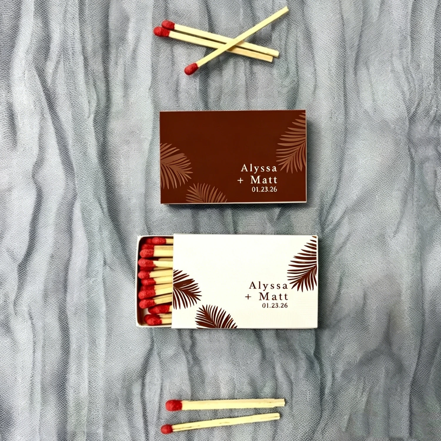 Personalized Wedding Excellent Matchboxes, Custom Superior Safety Matches, Premium Favours for Wedding
Personalized Wedding Excellent Matchboxes, Custom Superior Safety Matches, Premium Favours for Wedding