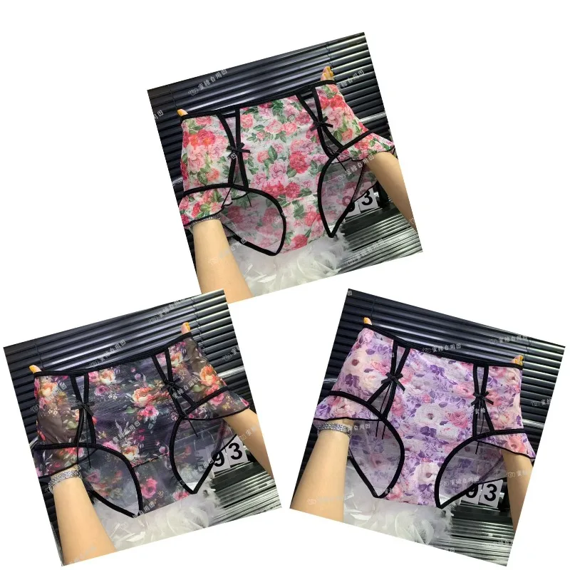 Hollow Bow Fashion Large Size Briefs Smooth and Soft Quick-dry New French Retro Style Pure Desire Sexy Mesh Women's Underwear
Hollow Bow Fashion Large Size Briefs Smooth and Soft Quick-dry New French Retro Style Pure Desire Sexy Mesh Women's Underwear