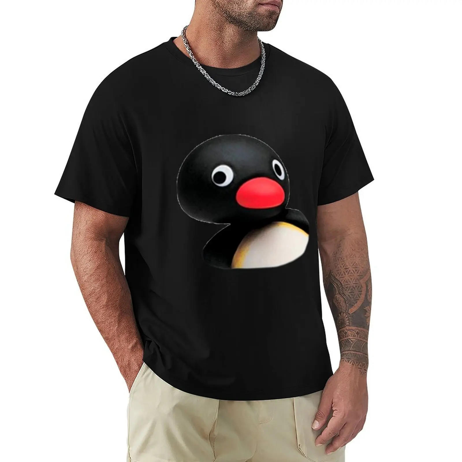 Curious Pingu T-Shirt customs design your own gifts for boyfriend basketball graphic tees summer 2025 t shirts for men cotton
Curious Pingu T-Shirt customs design your own gifts for boyfriend basketball graphic tees summer 2025 t shirts for men cotton