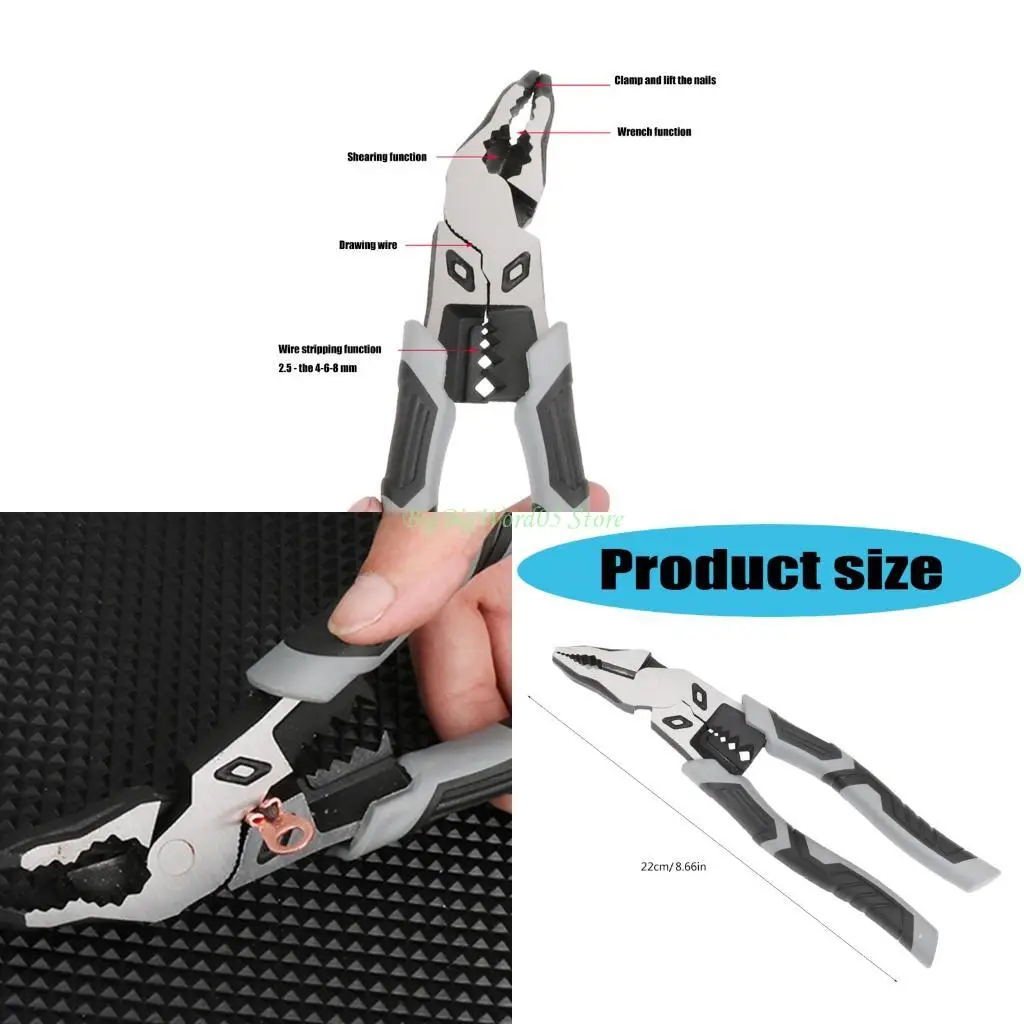 24TE Multifunctional Combination Pliers Comfort Grips Industrial Projects Home Repair
24TE Multifunctional Combination Pliers Comfort Grips Industrial Projects Home Repair