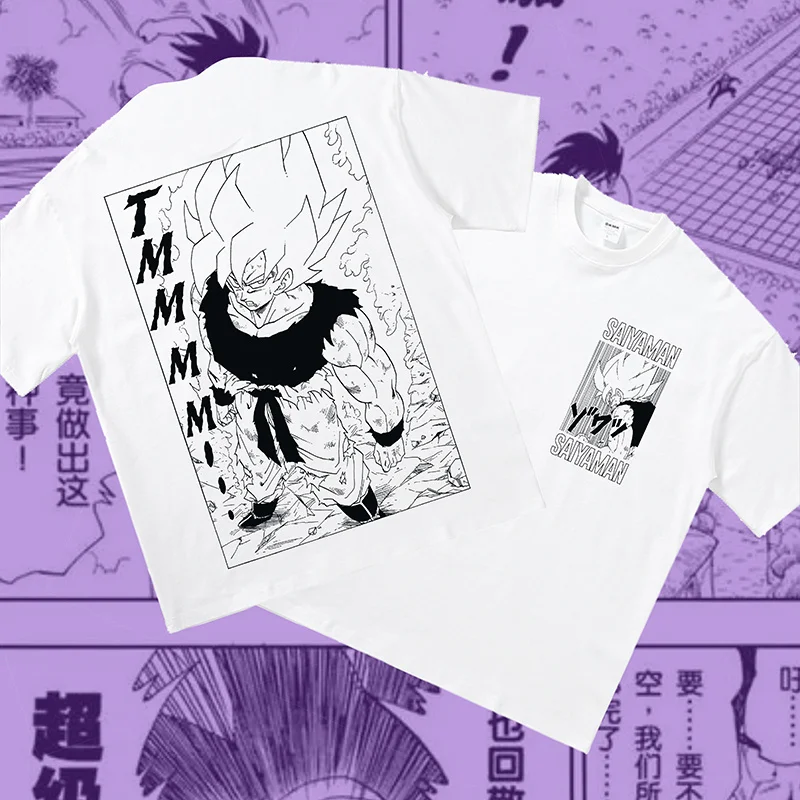 Dragon Ball Animation Saiyan Периферийная мультяшная летняя свободная универсальная футболка с короткими рукавами
Dragon Ball Animation Saiyan Периферийная мультяшная летняя свободная универсальная футболка с короткими рукавами