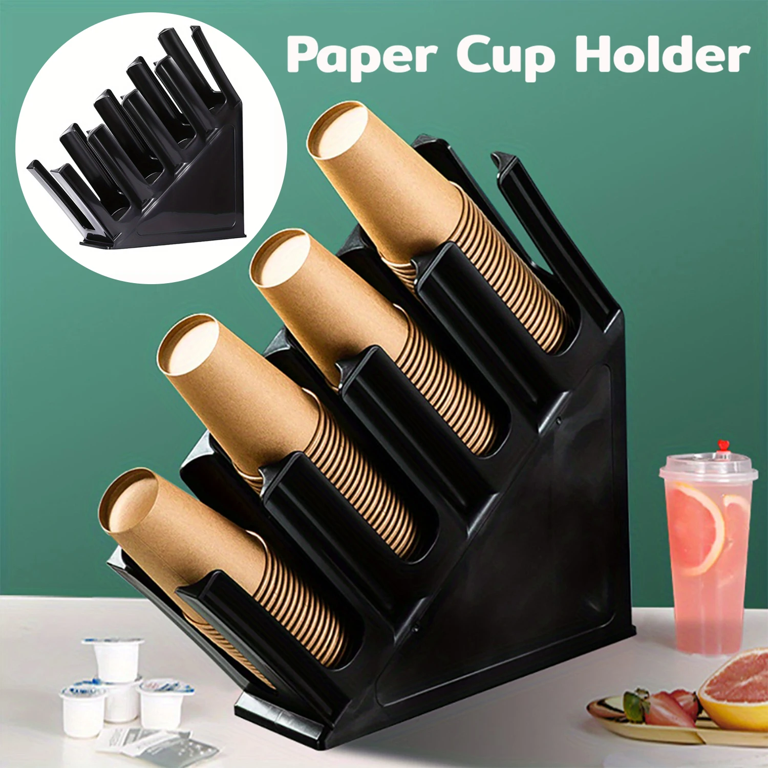 1PC Cup Plastic Storage Box Coffee Milk Tea Shop Disposable Cup Remover Straw Paper Towel Bar Multi-Function Cup Holder
1PC Cup Plastic Storage Box Coffee Milk Tea Shop Disposable Cup Remover Straw Paper Towel Bar Multi-Function Cup Holder