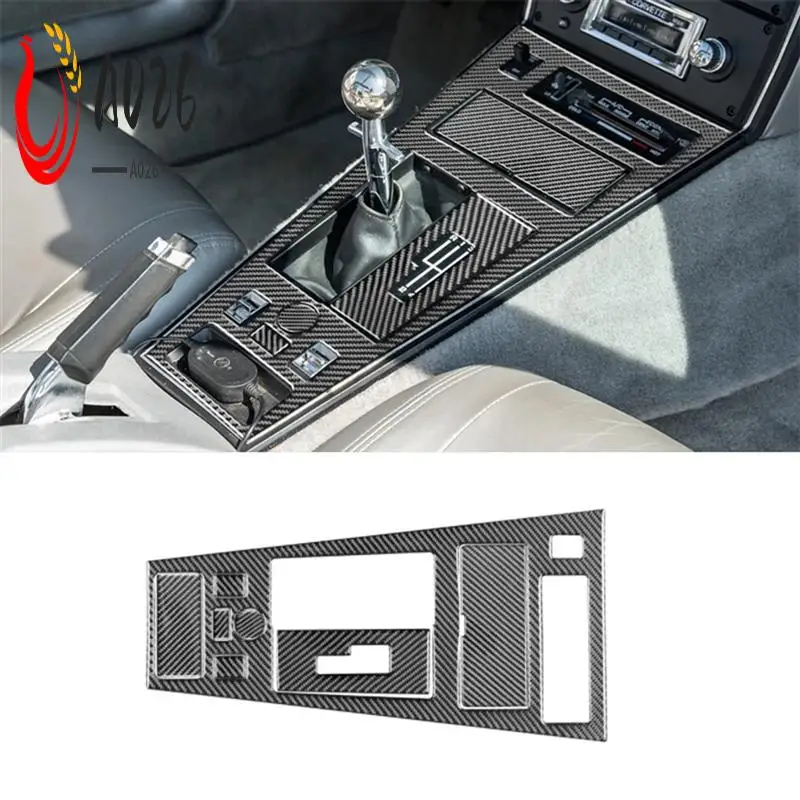A026-Real Carbon Fiber For Corvette C3 1968-1982 Car Center Console Gear Panel Cover Kit Trim Accessories
A026-Real Carbon Fiber For Corvette C3 1968-1982 Car Center Console Gear Panel Cover Kit Trim Accessories