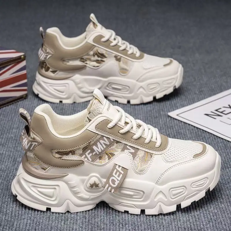 Men's Summer Breathable Mesh Sports Casual Thick Bottom Trendy Shoes Soft Bottom Dad Shoes New 2026 Model Youth Fashion
Men's Summer Breathable Mesh Sports Casual Thick Bottom Trendy Shoes Soft Bottom Dad Shoes New 2026 Model Youth Fashion