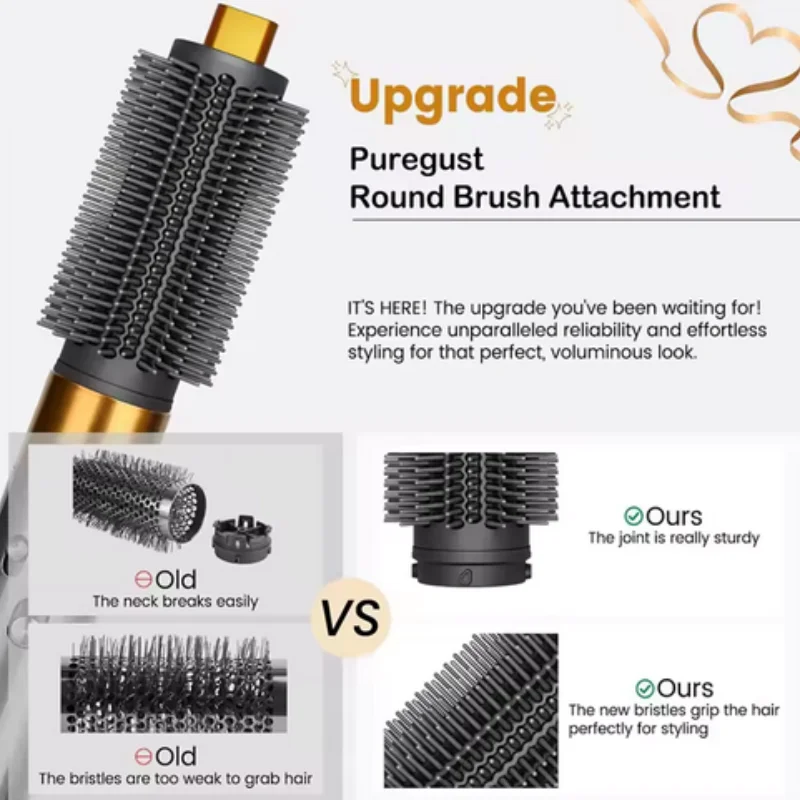 For Dyson Airwrap HS01 HS05 HS08 38MM Round Brush Attachment For Straight Curly Hair Volumizing Functionality
For Dyson Airwrap HS01 HS05 HS08 38MM Round Brush Attachment For Straight Curly Hair Volumizing Functionality