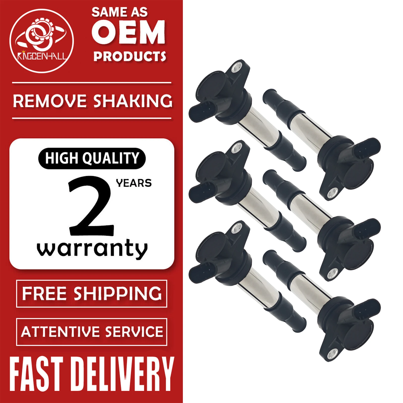Set Of 6PCS Ignition Coil 25181813 33410-86Z11 729 50012 800 Compatible With Suzuki Verona Chevrolet Epica EPICA 2.5L
Set Of 6PCS Ignition Coil 25181813 33410-86Z11 729 50012 800 Compatible With Suzuki Verona Chevrolet Epica EPICA 2.5L