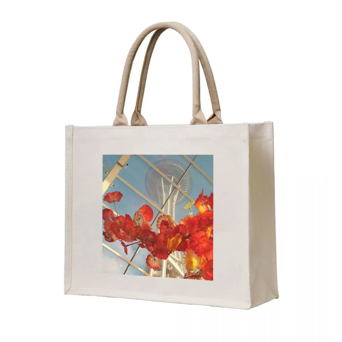 chihuly and space needle Tote Bag foldable reusable bag Women's shopper bag cute tote shopping cart bags
chihuly and space needle Tote Bag foldable reusable bag Women's shopper bag cute tote shopping cart bags