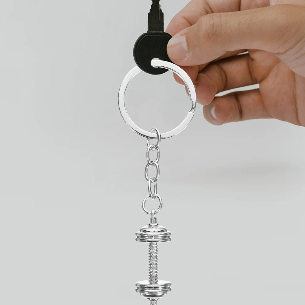 2pcs Dumbbell Key Chain Zinc Alloy Keychains For Bag Backpack Gym Fitness Pendant Charm Bodybuilding Accessories Durable Workout
2pcs Dumbbell Key Chain Zinc Alloy Keychains For Bag Backpack Gym Fitness Pendant Charm Bodybuilding Accessories Durable Workout