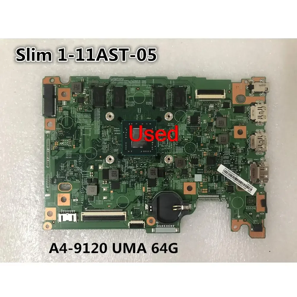 Материнская плата для ноутбука Lenovo ideapad Slim 1-11AST-05, процессор A4-9120E A6-9220E UMA 64G FRU 5B20S43170, 100% протестировано, ОК
Материнская плата для ноутбука Lenovo ideapad Slim 1-11AST-05, процессор A4-9120E A6-9220E UMA 64G FRU 5B20S43170, 100% протестировано, ОК