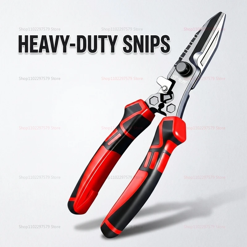 Heavy Duty Electrician Scissors Wire Cutter Crimping Tool with Wrench for Cable Terminals Metal Sheet DIY Repair
Heavy Duty Electrician Scissors Wire Cutter Crimping Tool with Wrench for Cable Terminals Metal Sheet DIY Repair