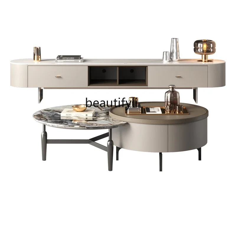 TV Cabinet Modern Minimalist Living Room Home Italian Hanging Acrylic Marble Small Apartment Floor Cabinet
TV Cabinet Modern Minimalist Living Room Home Italian Hanging Acrylic Marble Small Apartment Floor Cabinet