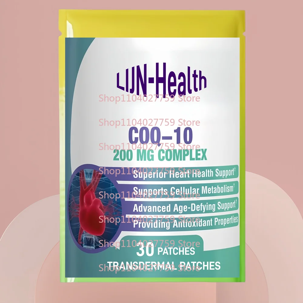 30 Patches CoQ10 Transdermal Patches - Heart & Cellular Energy & Brain
30 Patches CoQ10 Transdermal Patches - Heart & Cellular Energy & Brain