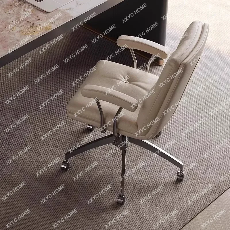 A Modern light luxury swivel chair home study backrest office chair
A Modern light luxury swivel chair home study backrest office chair