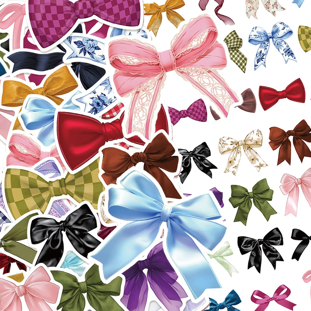10/30/50pcs Cute Colorful Girls Bowknot Stickers Aesthetic DIY Suitcase Laptop Phone Butterfly Knot Bow Decoration Decals Pack
10/30/50pcs Cute Colorful Girls Bowknot Stickers Aesthetic DIY Suitcase Laptop Phone Butterfly Knot Bow Decoration Decals Pack