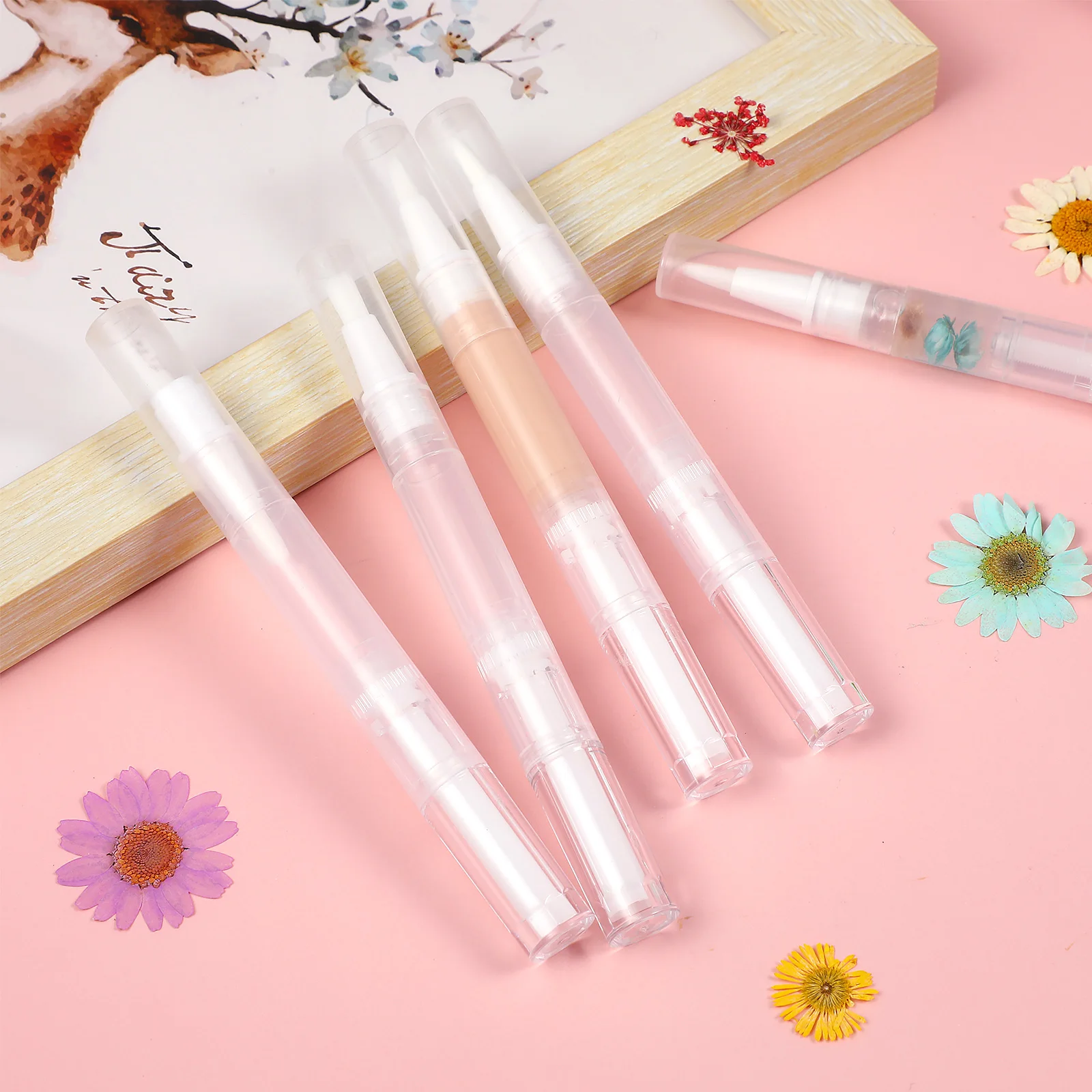 5 pcs Nail Tube Lip Gloss Dispenser Eyelash Growth Liquid Refillable Cuticle Oil Empty Refillable Lip Gloss Tubes Applicator
5 pcs Nail Tube Lip Gloss Dispenser Eyelash Growth Liquid Refillable Cuticle Oil Empty Refillable Lip Gloss Tubes Applicator